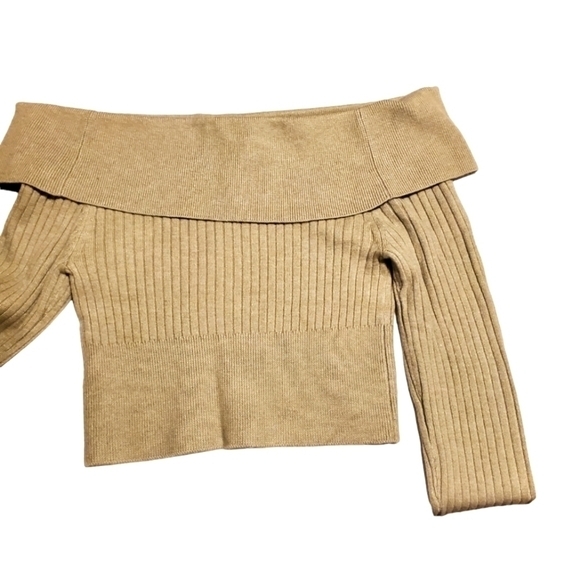 Wild Fable Fitted Off the Shoulder Sweater - Picture 3 of 8